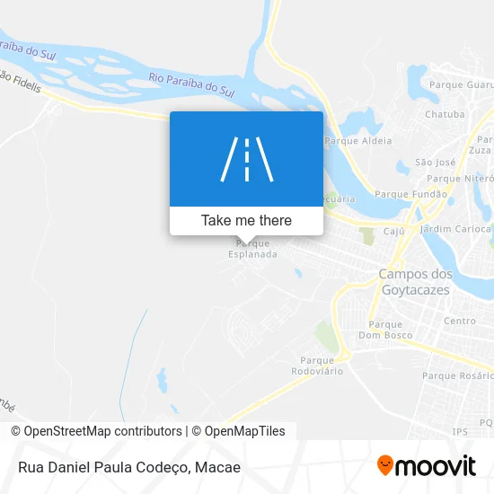 Rua Daniel Paula Codeço map