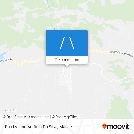 Rua Izaltino Antônio Da Silva map