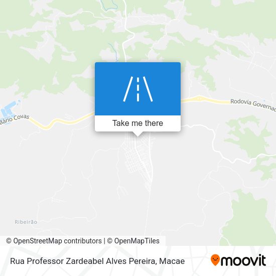 Rua Professor Zardeabel Alves Pereira map