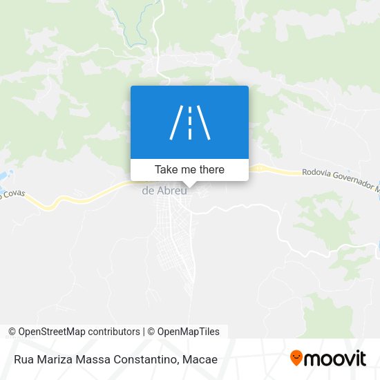 Rua Mariza Massa Constantino map