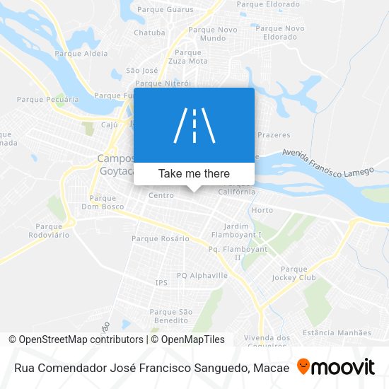 Rua Comendador José Francisco Sanguedo map