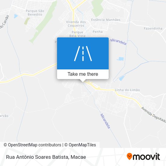 Rua Antônio Soares Batista map