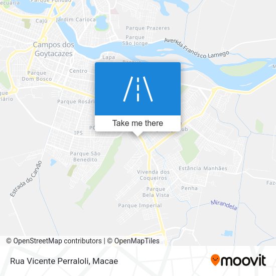 Rua Vicente Perraloli map