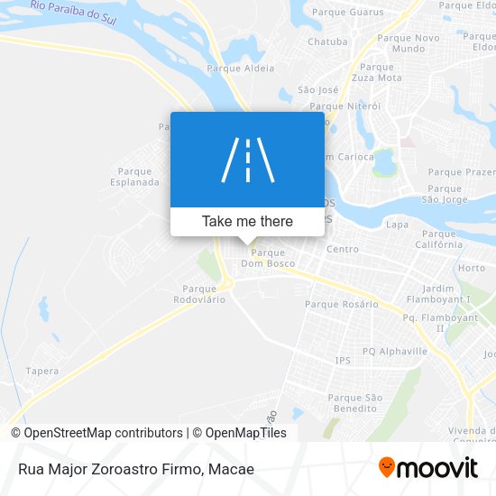 Rua Major Zoroastro Firmo map