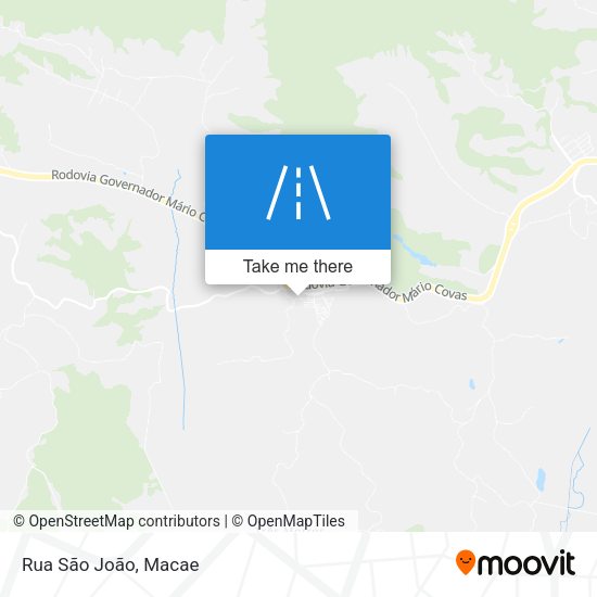 Rua São João map