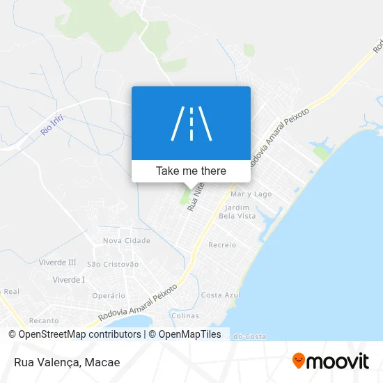 Rua Valença map