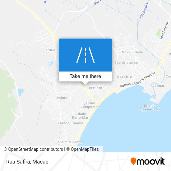 Rua Safira map