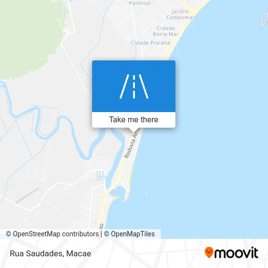 Rua Saudades map