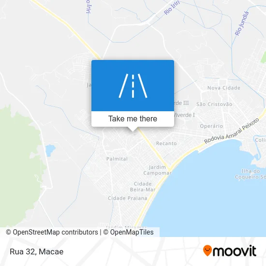 Rua 32 map