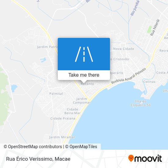 Rua Érico Veríssimo map