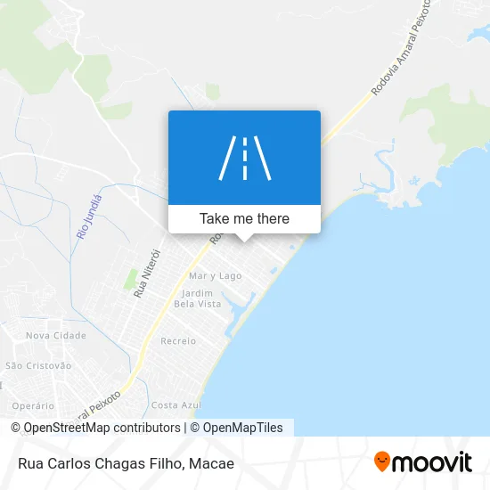 Rua Carlos Chagas Filho map