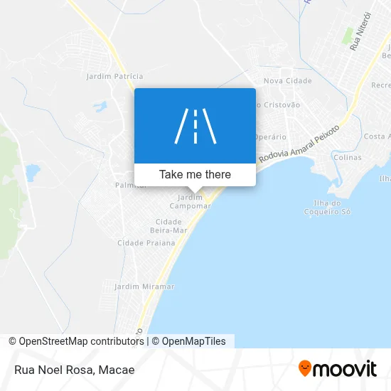 Rua Noel Rosa map