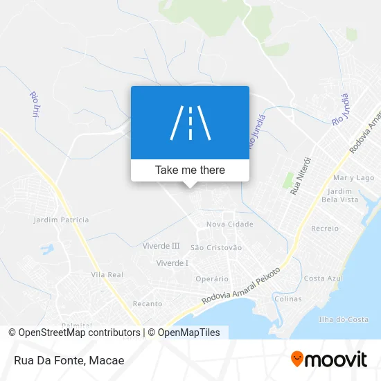 Rua Da Fonte map