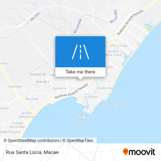 Rua Santa Lúcia map