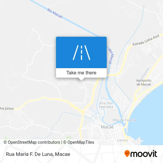Rua Maria F. De Luna map