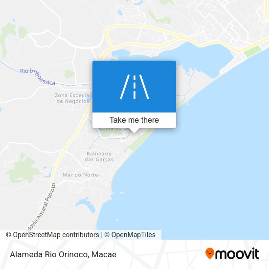 Alameda Rio Orinoco map