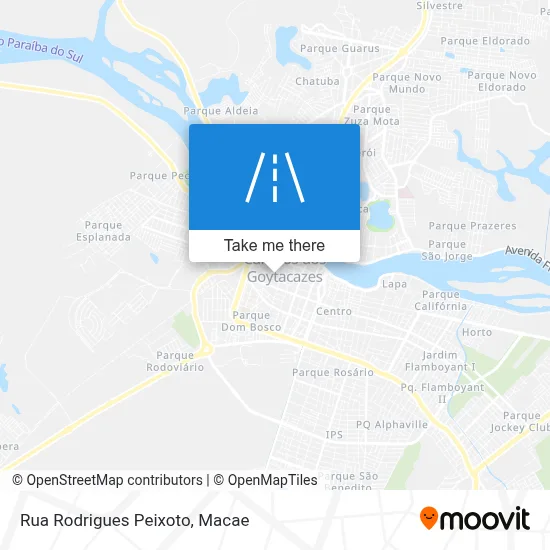 Rua Rodrigues Peixoto map