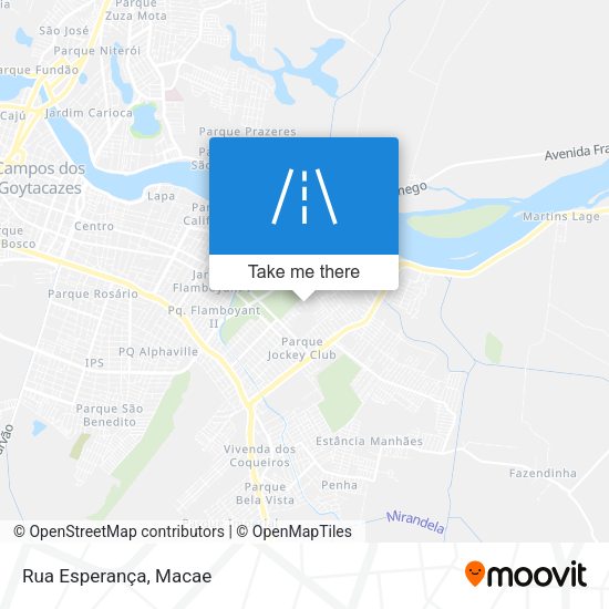 Rua Esperança map
