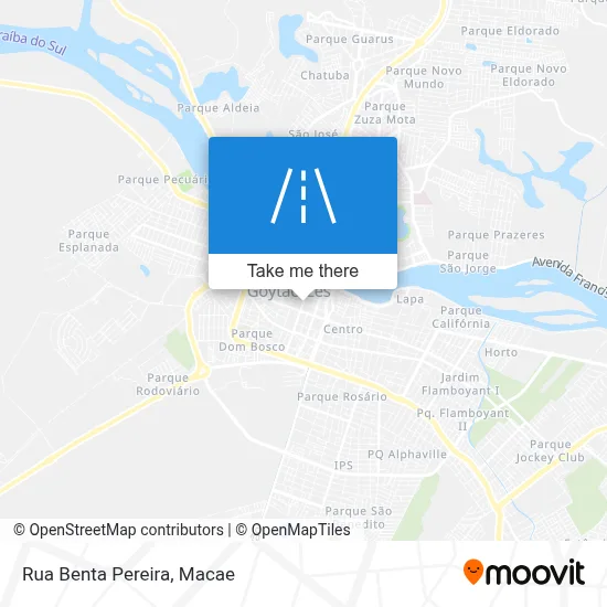 Rua Benta Pereira map