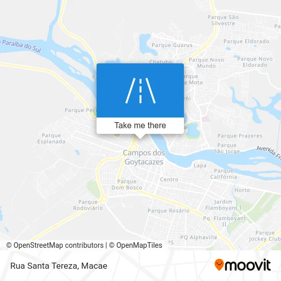 Rua Santa Tereza map