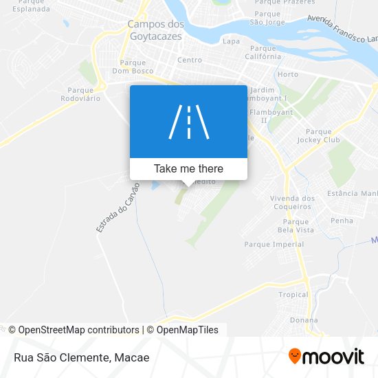Rua São Clemente map