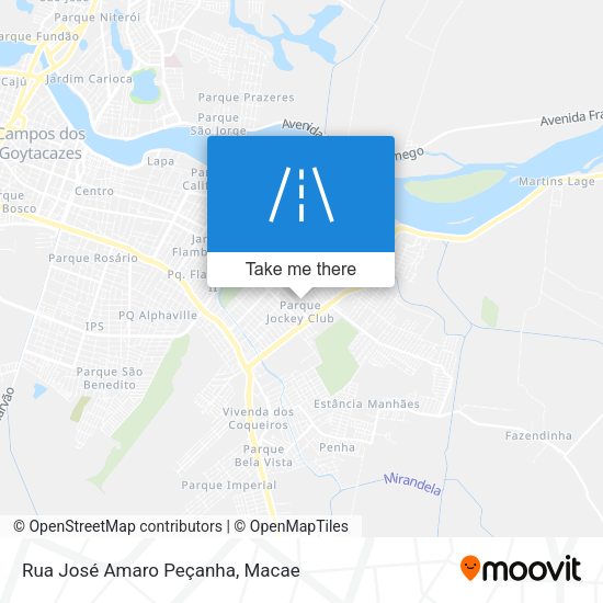 Rua José Amaro Peçanha map