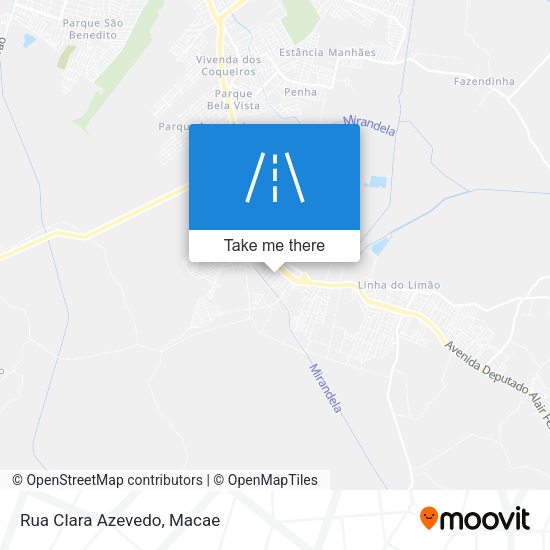 Rua Clara Azevedo map