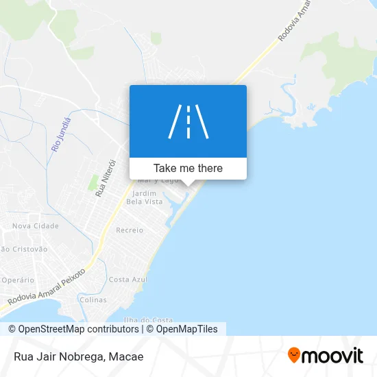 Rua Jair Nobrega map
