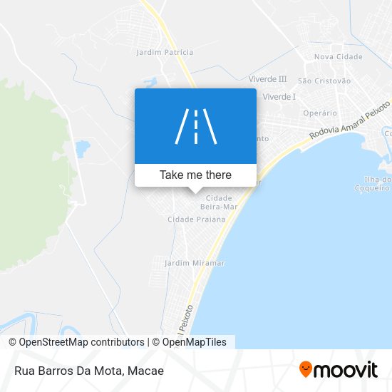 Rua Barros Da Mota map