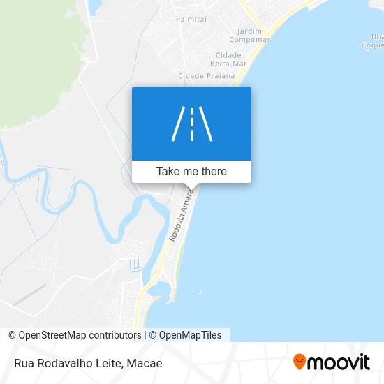 Rua Rodavalho Leite map