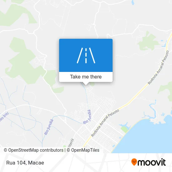 Rua 104 map