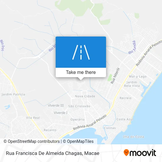 Rua Francisca De Almeida Chagas map