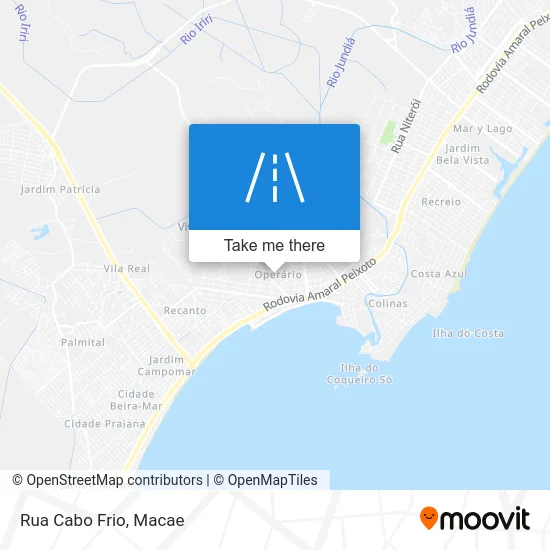 Rua Cabo Frio map