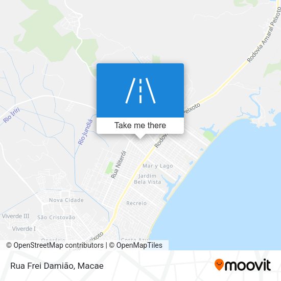 Rua Frei Damião map