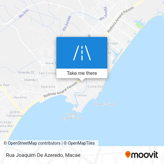 Rua Joaquim De Azeredo map