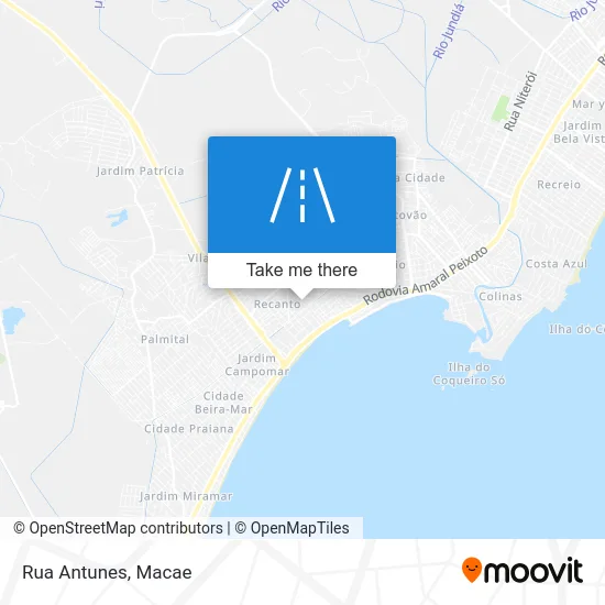 Rua Antunes map