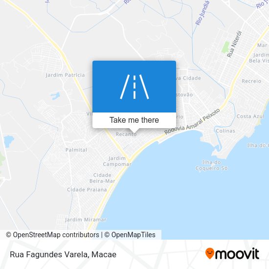 Rua Fagundes Varela map