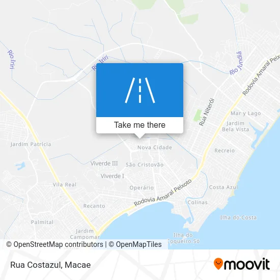 Rua Costazul map