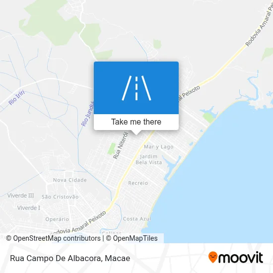 Rua Campo De Albacora map