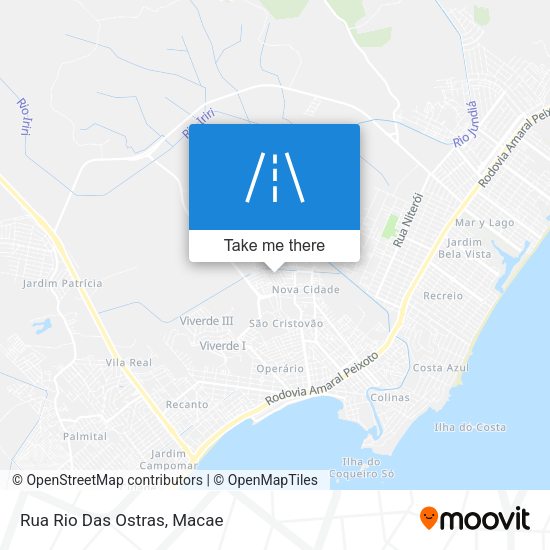 Rua Rio Das Ostras map