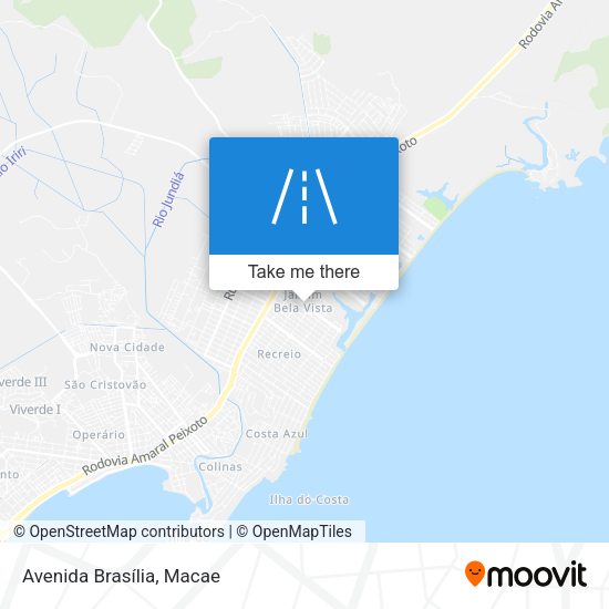 Avenida Brasília map
