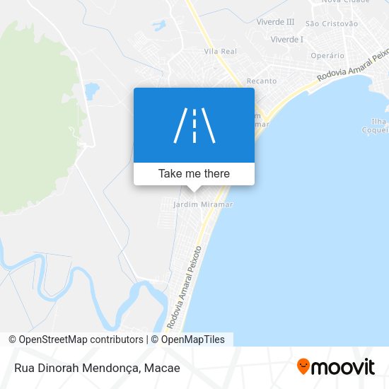 Rua Dinorah Mendonça map
