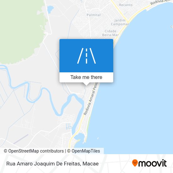 Rua Amaro Joaquim De Freitas map