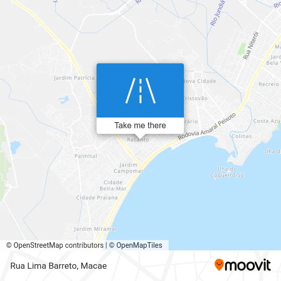 Rua Lima Barreto map