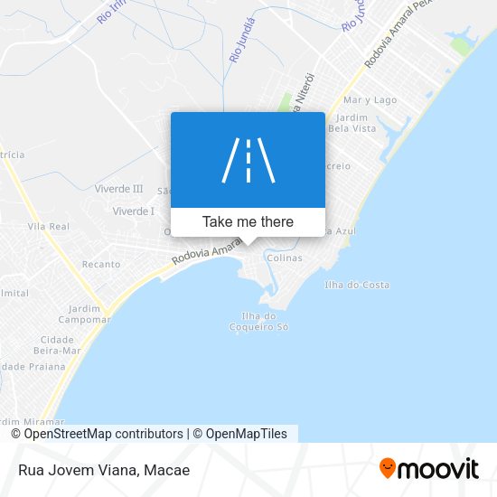 Rua Jovem Viana map