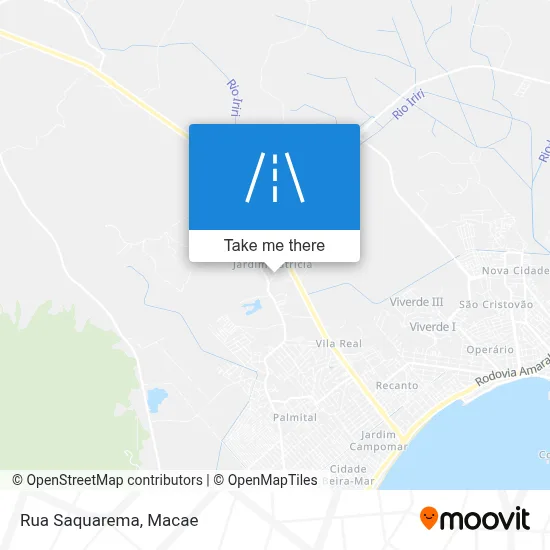 Rua Saquarema map
