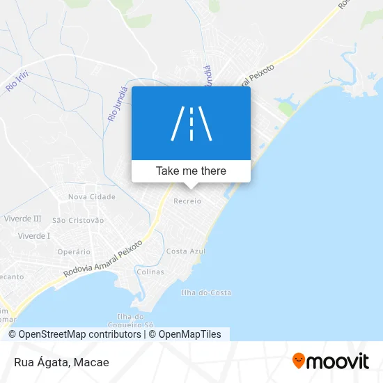 Rua Ágata map