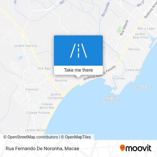 Rua Fernando De Noronha map
