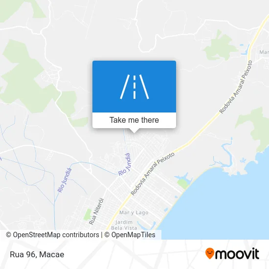Rua 96 map