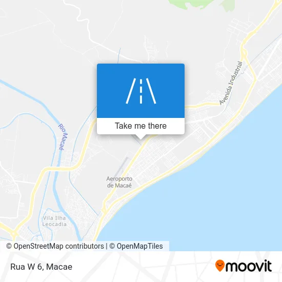 Rua W 6 map